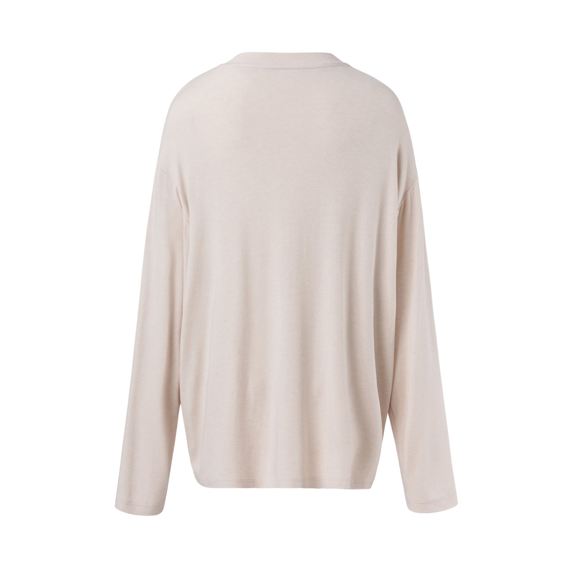 Ther. Apricot Wool Loose Fit Top | MADA IN CHINA