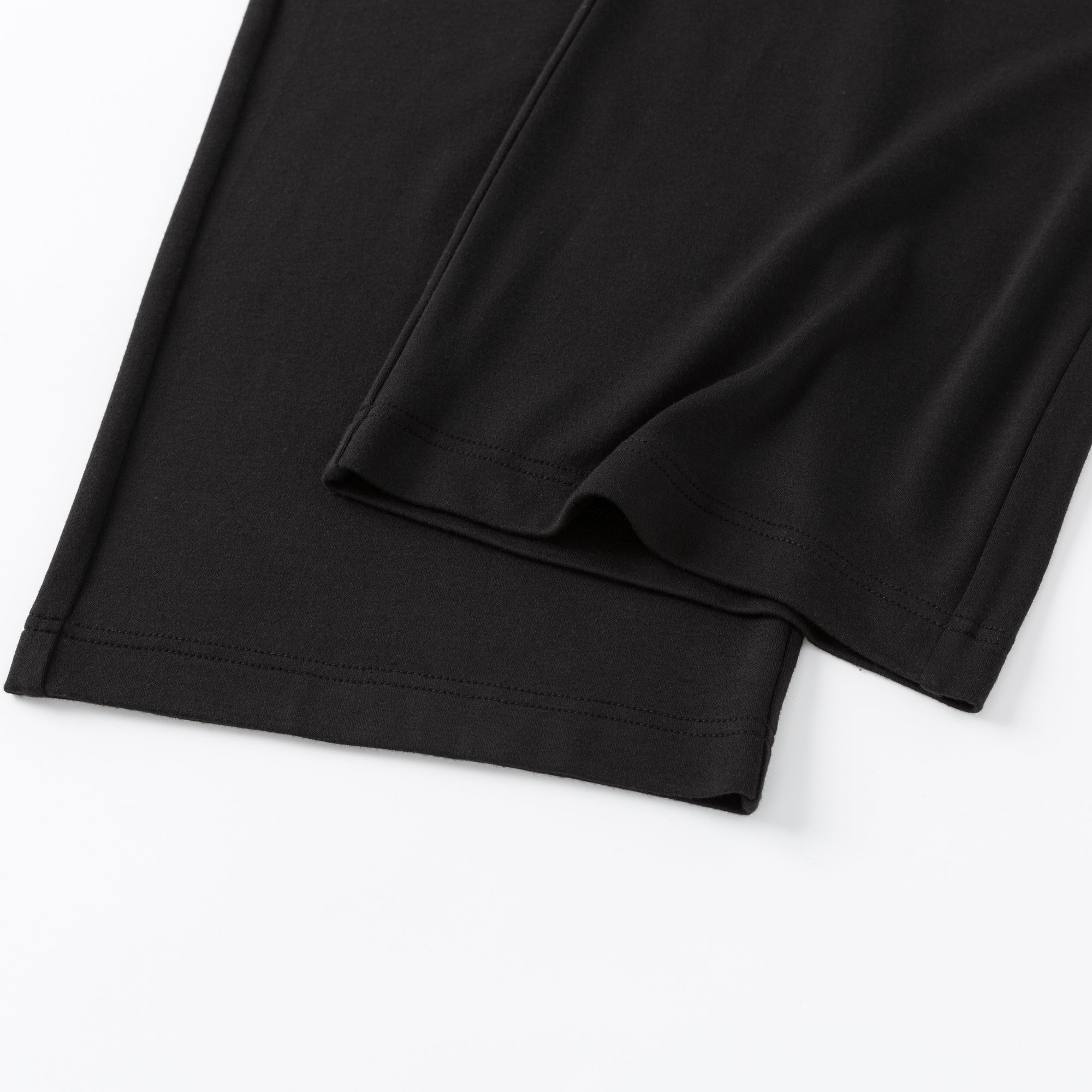 Ther. Black Wool Cutout Trousers | MADA IN CHINA