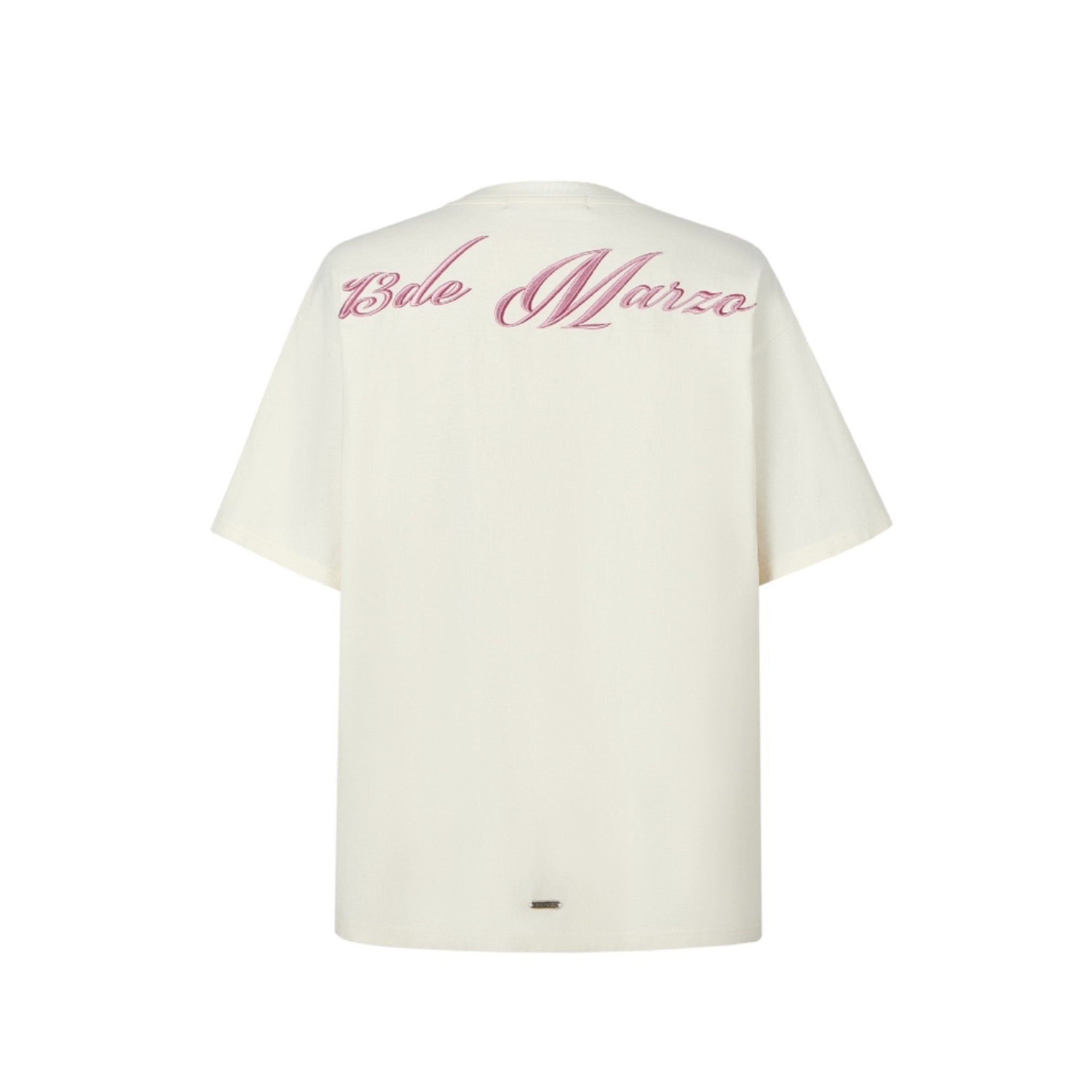 13DE MARZO White Bear Gift Bow T-Shirt | MADA IN CHINA