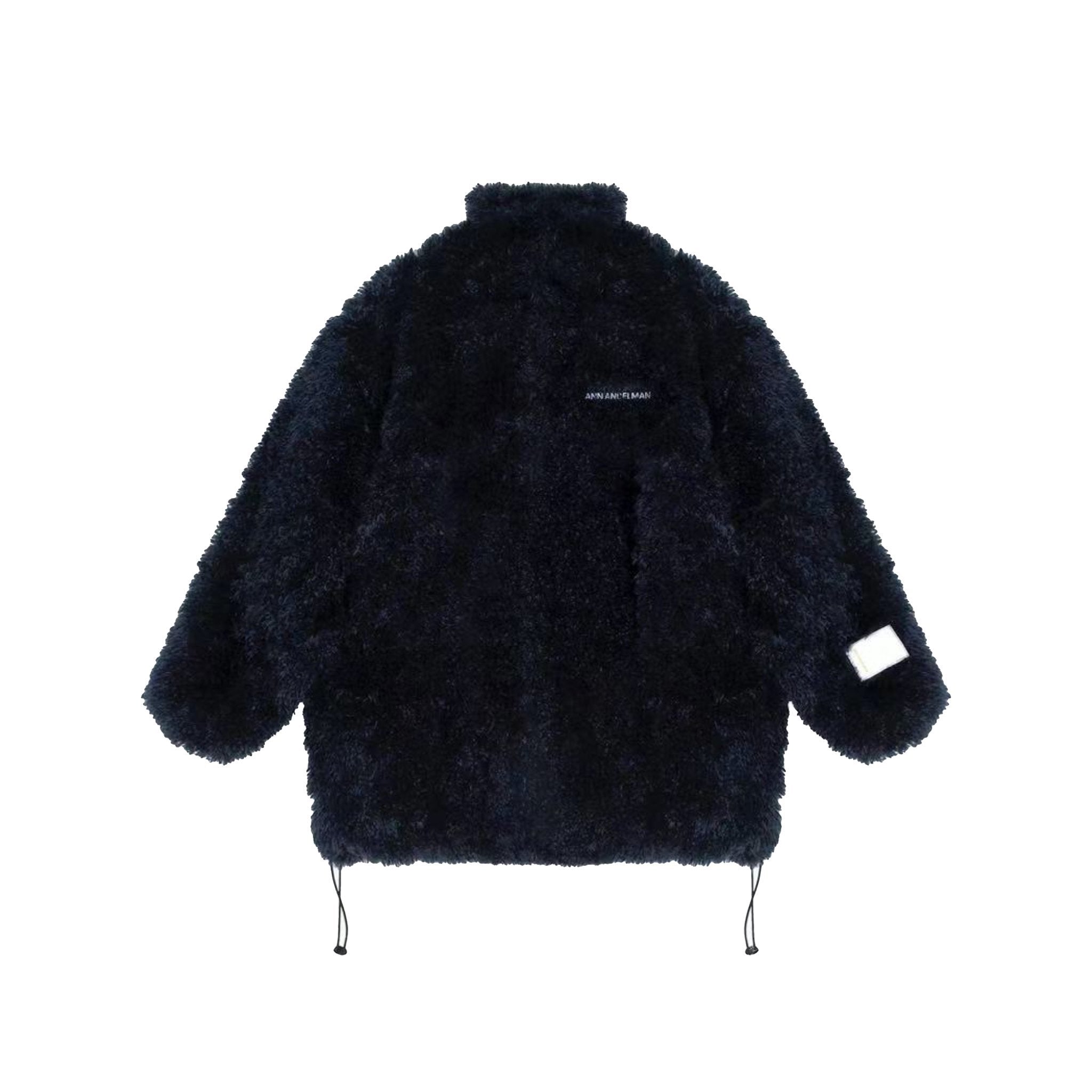 ANN ANDELMAN Black Oversized Fur Coat | MADA IN CHINA