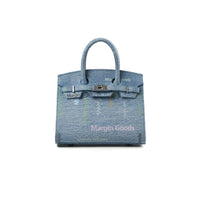 MARGIN GOODS Blue Coded Print Lounge Bag Small | MADA IN CHINA