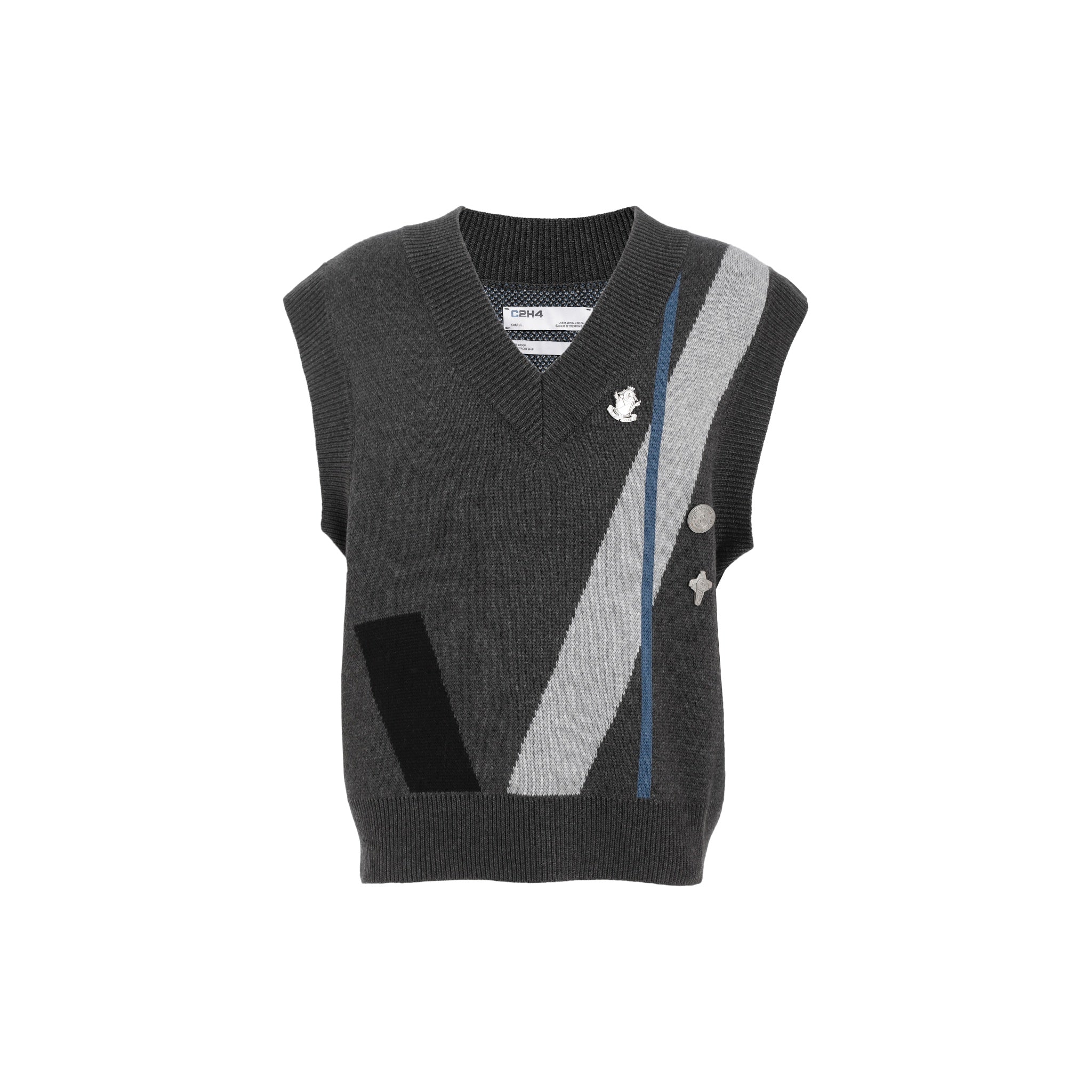 C2H4 Geometry Knit Vest | MADA IN CHINA