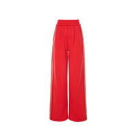 Laurence & Chico Red Chain Wide-Leg Trousers | MADA IN CHINA