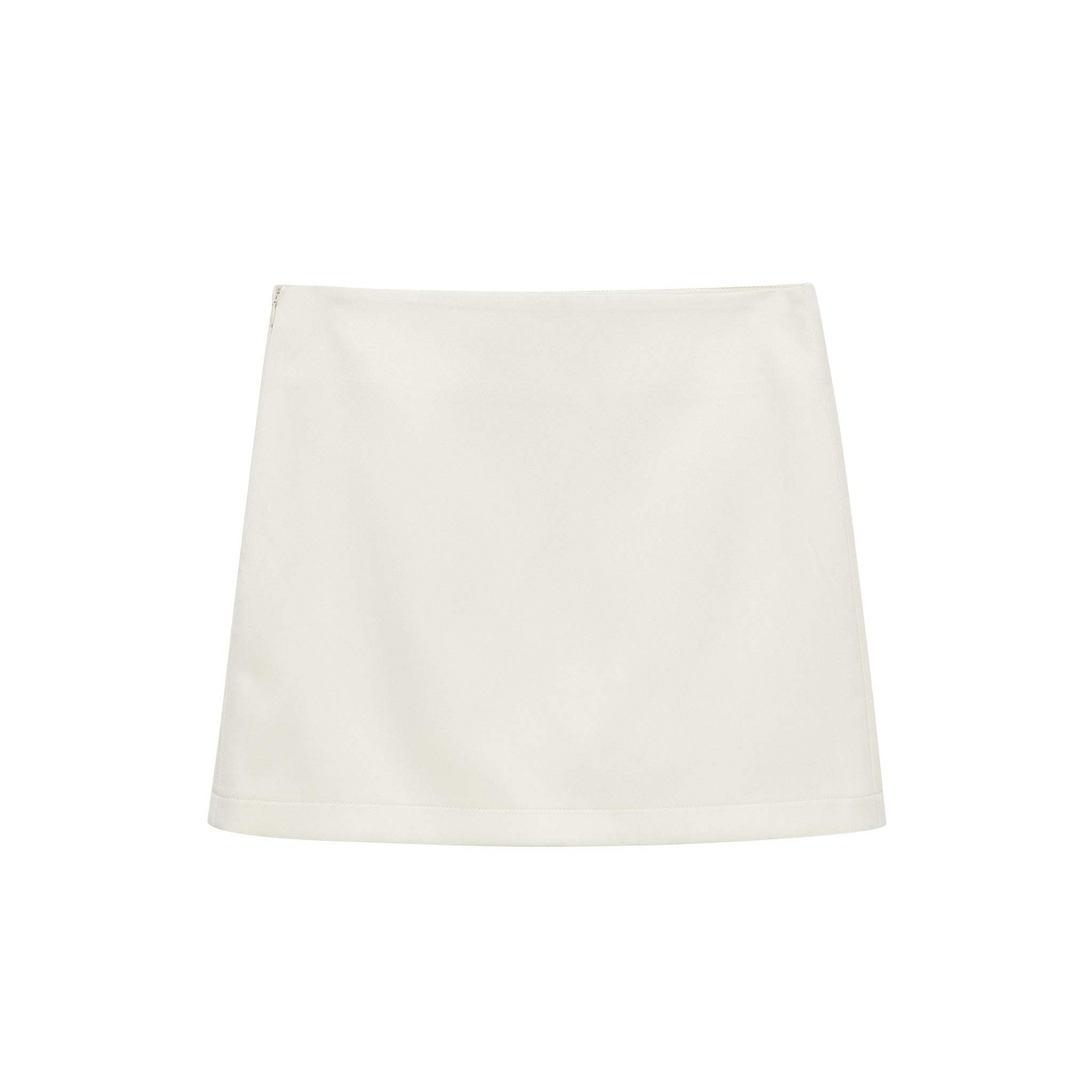 Maca kaka White Brocade Velvet Skirt | MADA IN CHINA