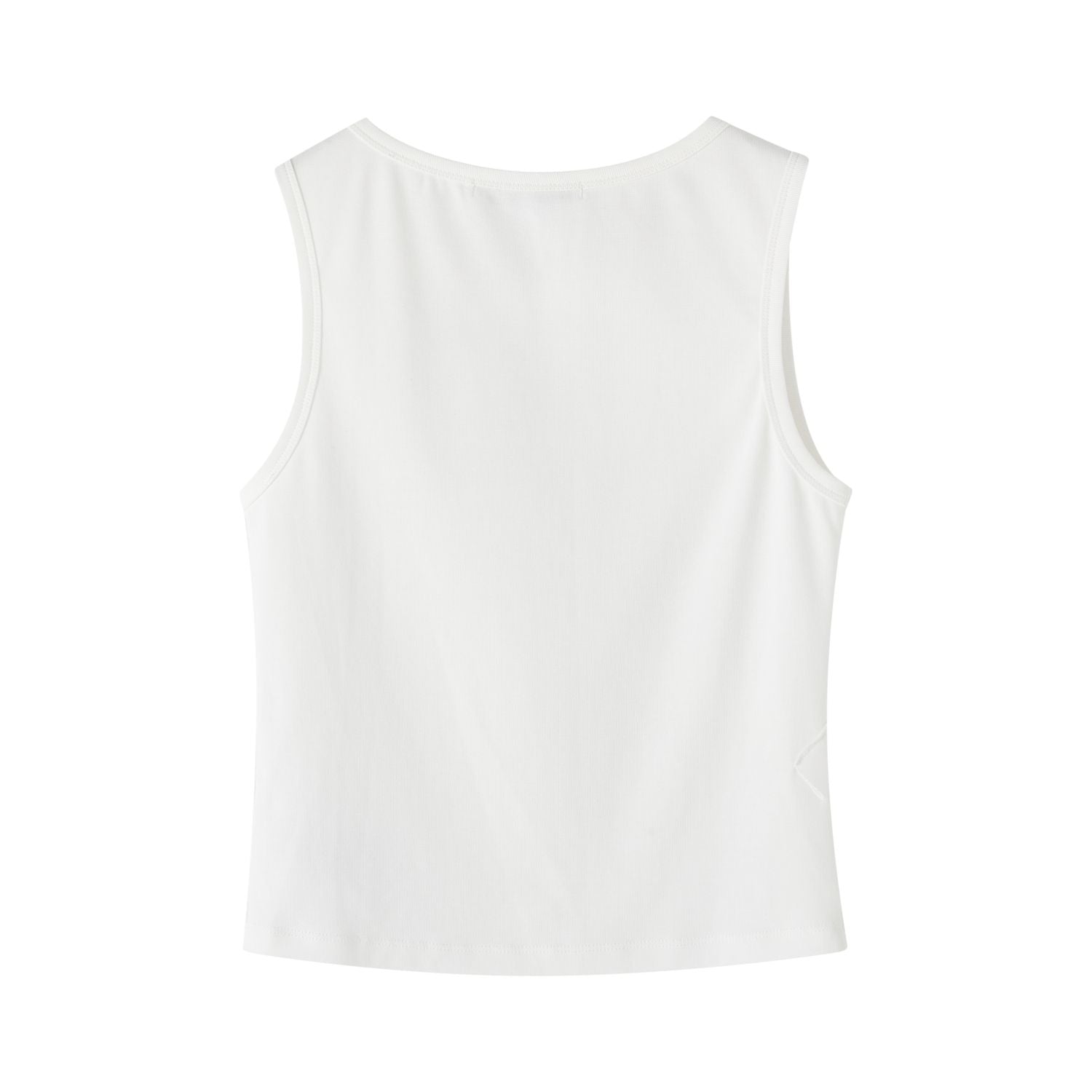 Origami Bow Tank Top in White