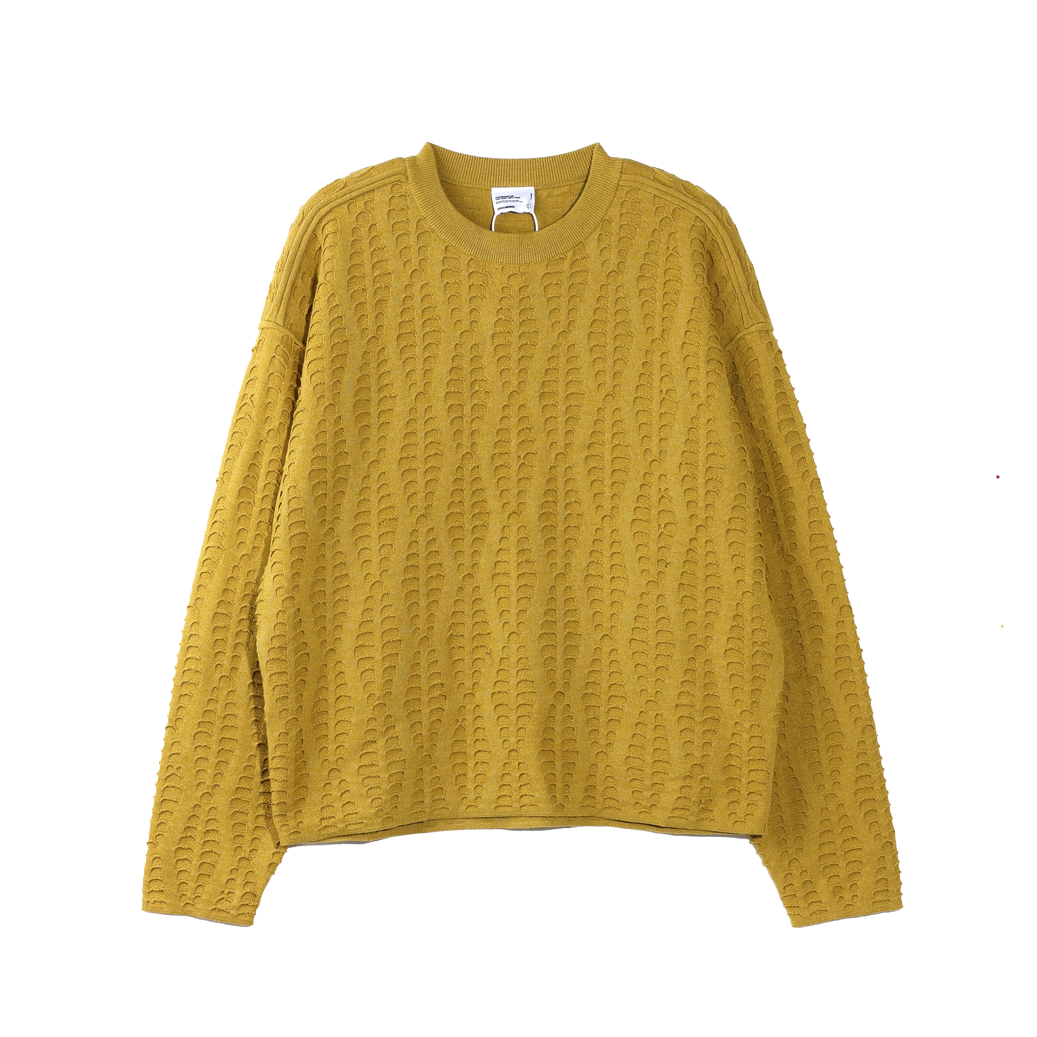 Ginger Fish Scale Textured Sweater