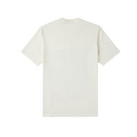 White Distorted Space Vintage Short-Sleeved T-Shirt
