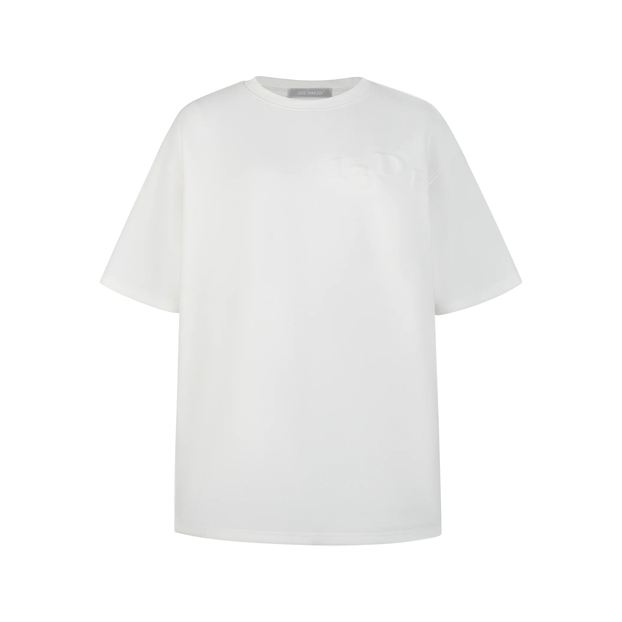 Whole Piece Padded Bear T-shirt White
