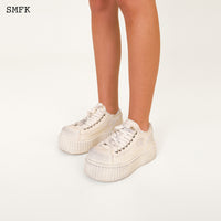 Compass Rove Skater Shoes In Cream