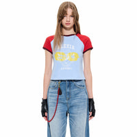 Alexia Sandra Alexia Strawberry Cropped T - Shirt in Red | MADA IN CHINA