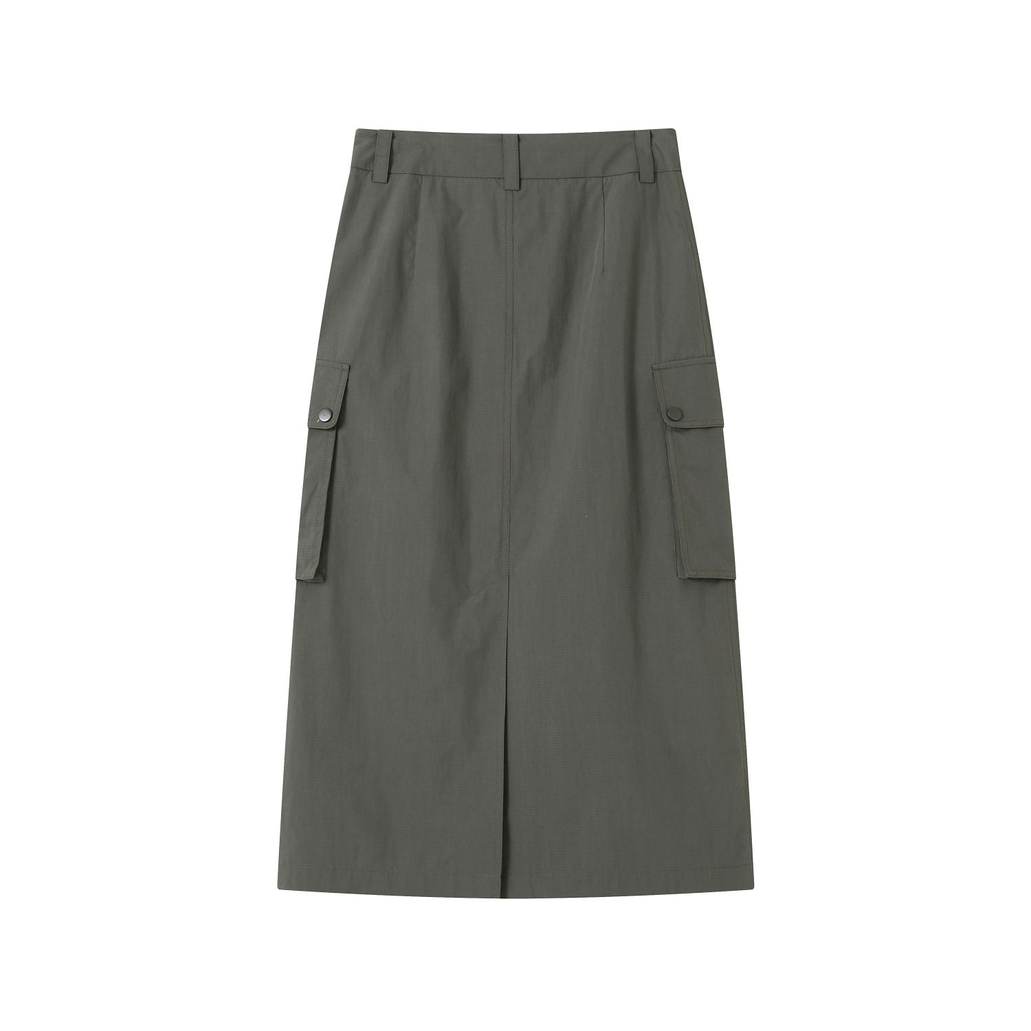 SOMESOWE Army Green Cargo Skirt | MADA IN CHINA