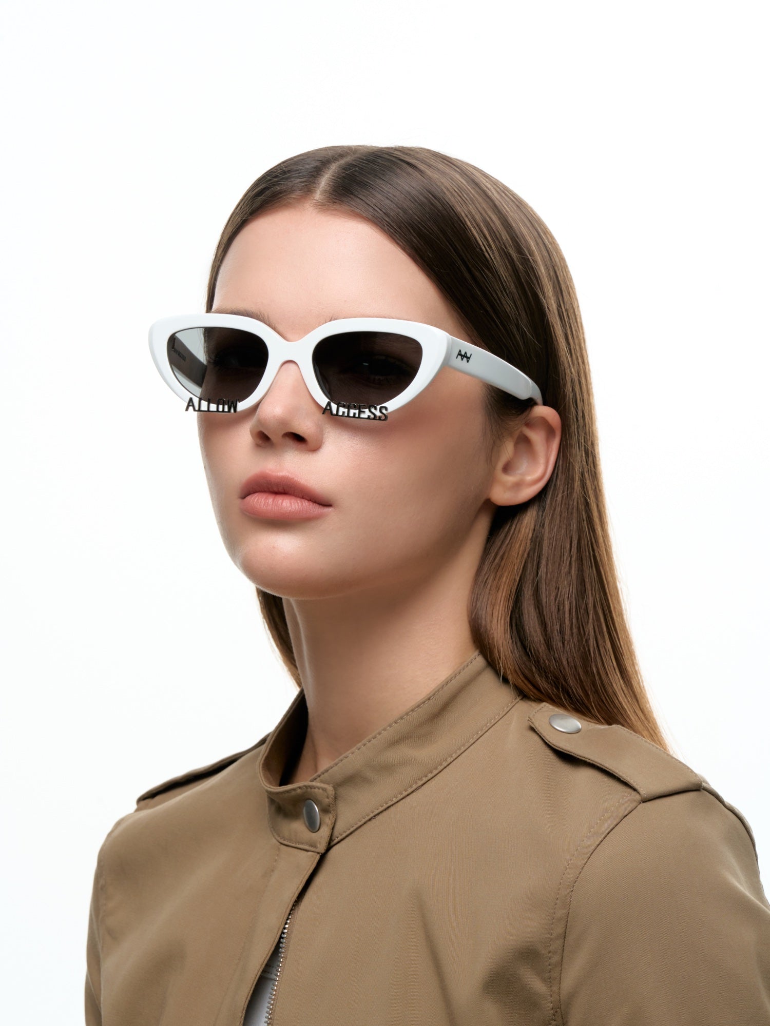 Allow Access Attraction Series Charm Sunglass In White | MADA IN CHINA