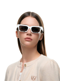 Allow Access Attraction Series Soul Sunglass In White | MADA IN CHINA