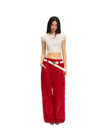 NAWS Baggy Jazz Pants Red | MADA IN CHINA