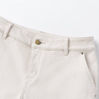 Ther. Beige Low-waisted Wide-leg Jeans | MADA IN CHINA
