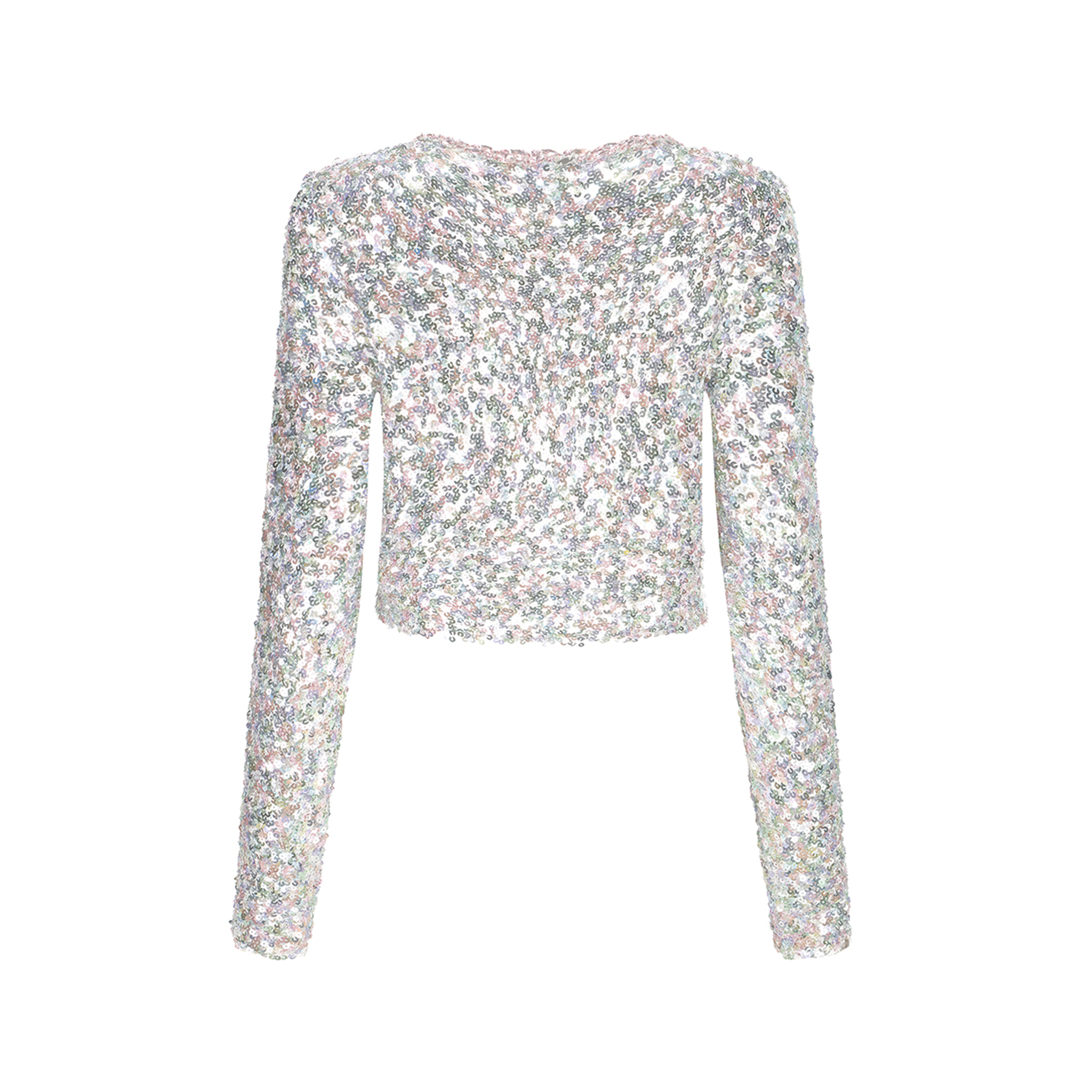 Pink Diamond Chain Sequin Cardigan
