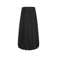 ARTE PURA Black Pod Drawstring Half Skirt | MADA IN CHINA
