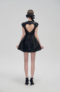 Fa sogno Black Sequined Heart Swan Skirt | MADA IN CHINA