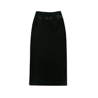 FENGYI TAN Black Sequined Long Skirt | MADA IN CHINA