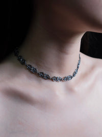 CHENG Black Silver Dewy Vine Necklace | MADA IN CHINA