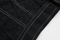 Maca Kaka Black Stitching Lace Jacket | MADA IN CHINA