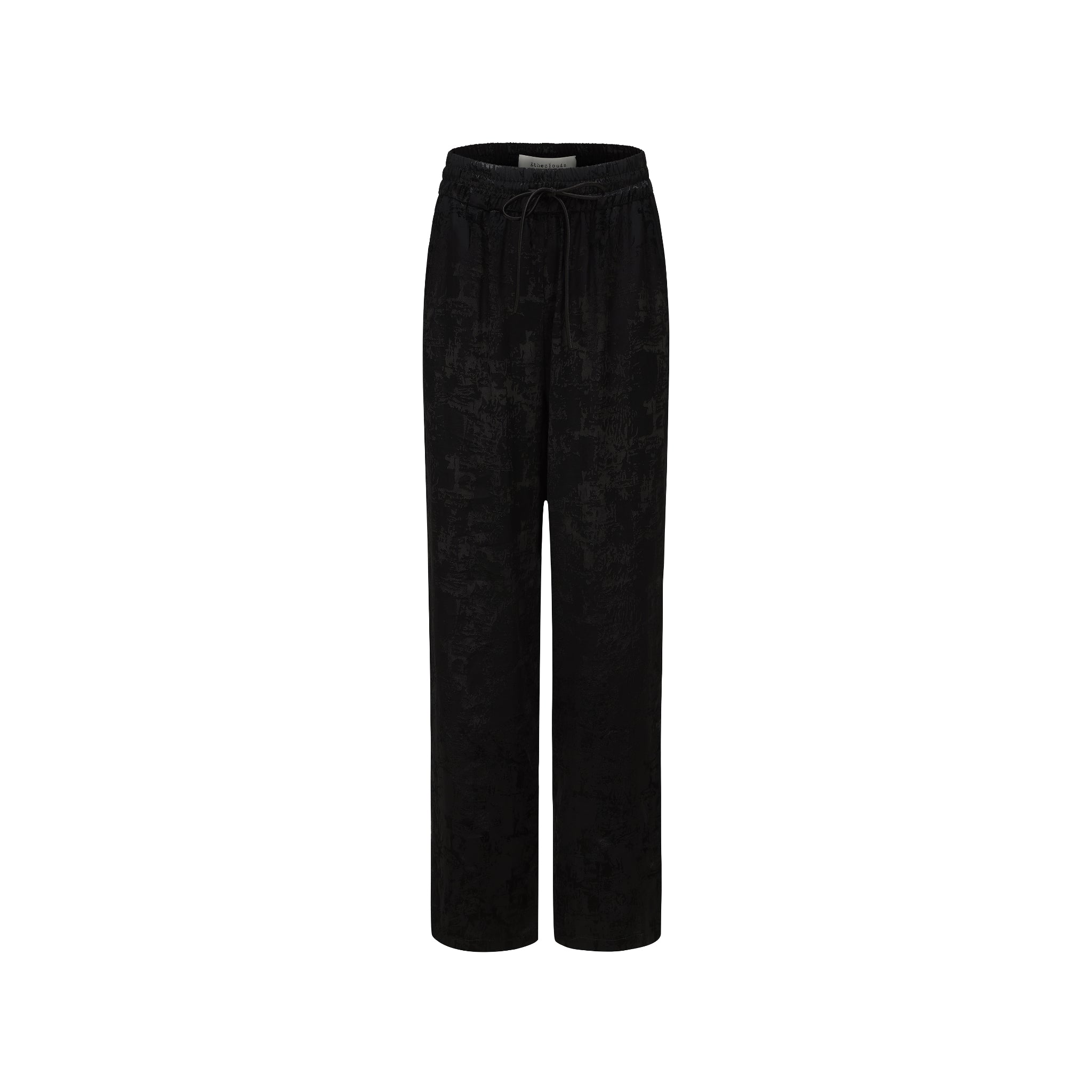 EtheClouds Black Straight - leg Dark Pattern Trousers | MADA IN CHINA
