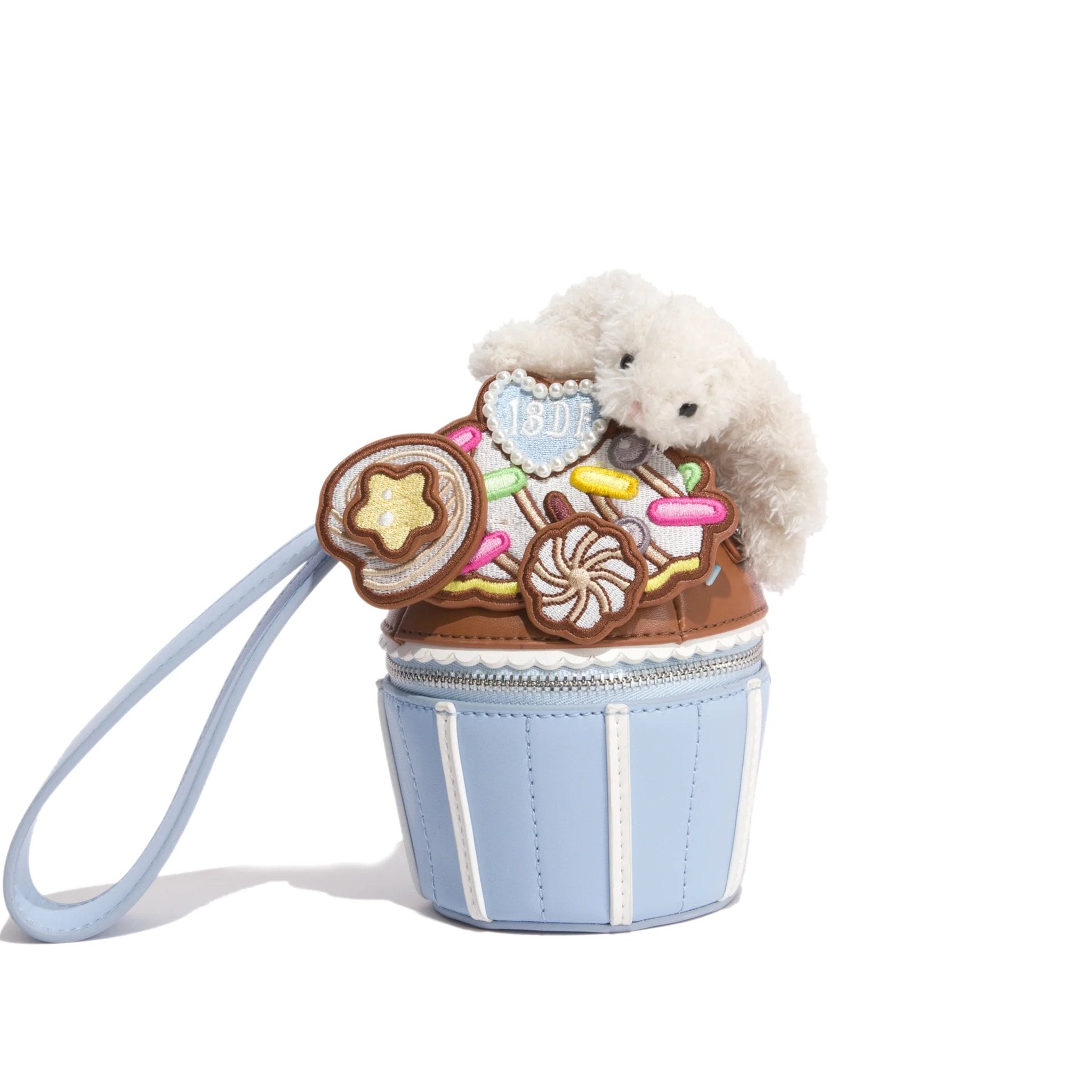 13DE MARZO Blue Frosted Cake Bag | MADA IN CHINA