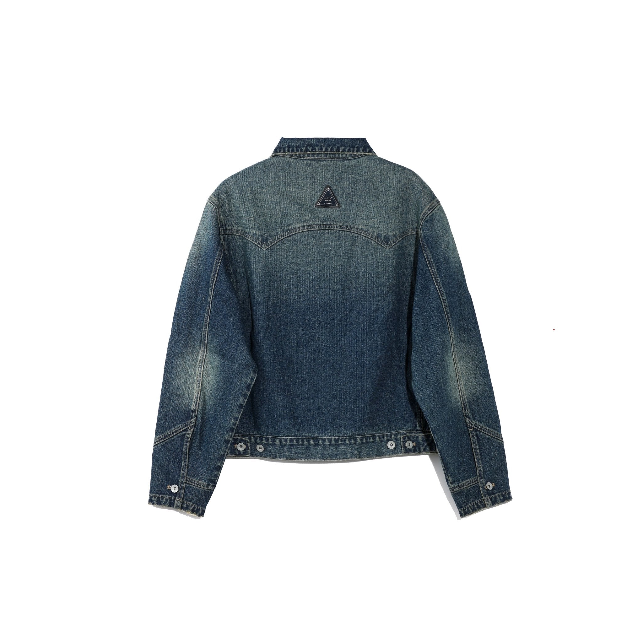 ARCH Blue Vintage Washed Star Denim Jacket | MADA IN CHINA