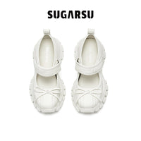 Sugar Su Butterfly Manor Butterfly Dream Series Ballet Mary Jane Shoes In White | MADA IN CHINA