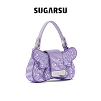 Sugar Su Butterfly Manor Butterfly Dream Series Butterfly Mini Bag In Purple | MADA IN CHINA