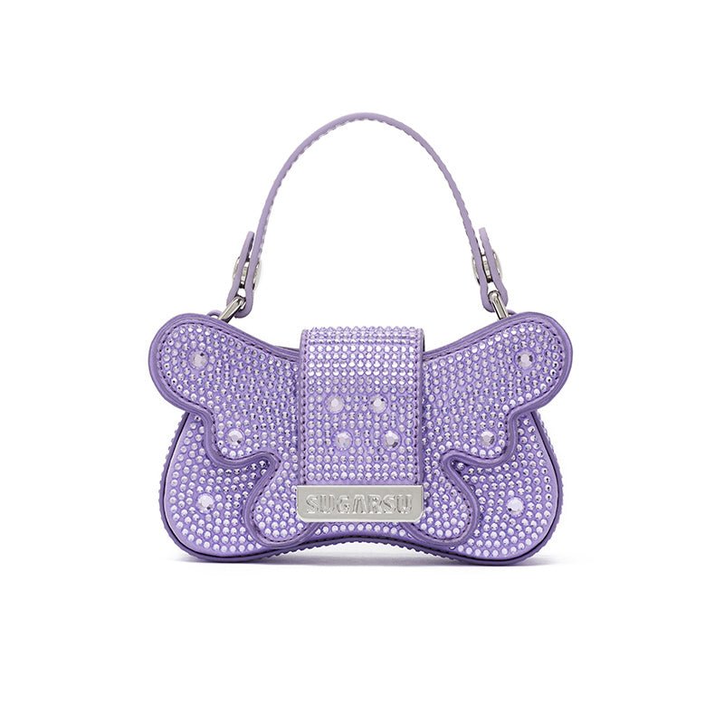 Sugar Su Butterfly Manor Butterfly Dream Series Butterfly Mini Bag In Purple | MADA IN CHINA