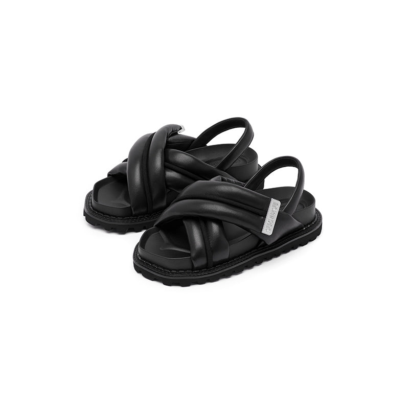 Sugar Su Butterfly Manor Thorns Series Black Sandals | MADA IN CHINA