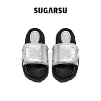 Sugar Su Butterfly Manor Thorns Series Retro Rose Sandals In Silver | MADA IN CHINA