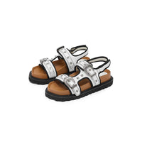Sugar Su Butterfly Manor Thorns Series Stitched Sandal In White | MADA IN CHINA