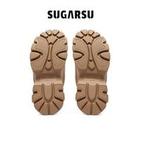 Sugar Su Butterfly Manor Thorns Series Thick - soled Bread Sandals In Khaki | MADA IN CHINA