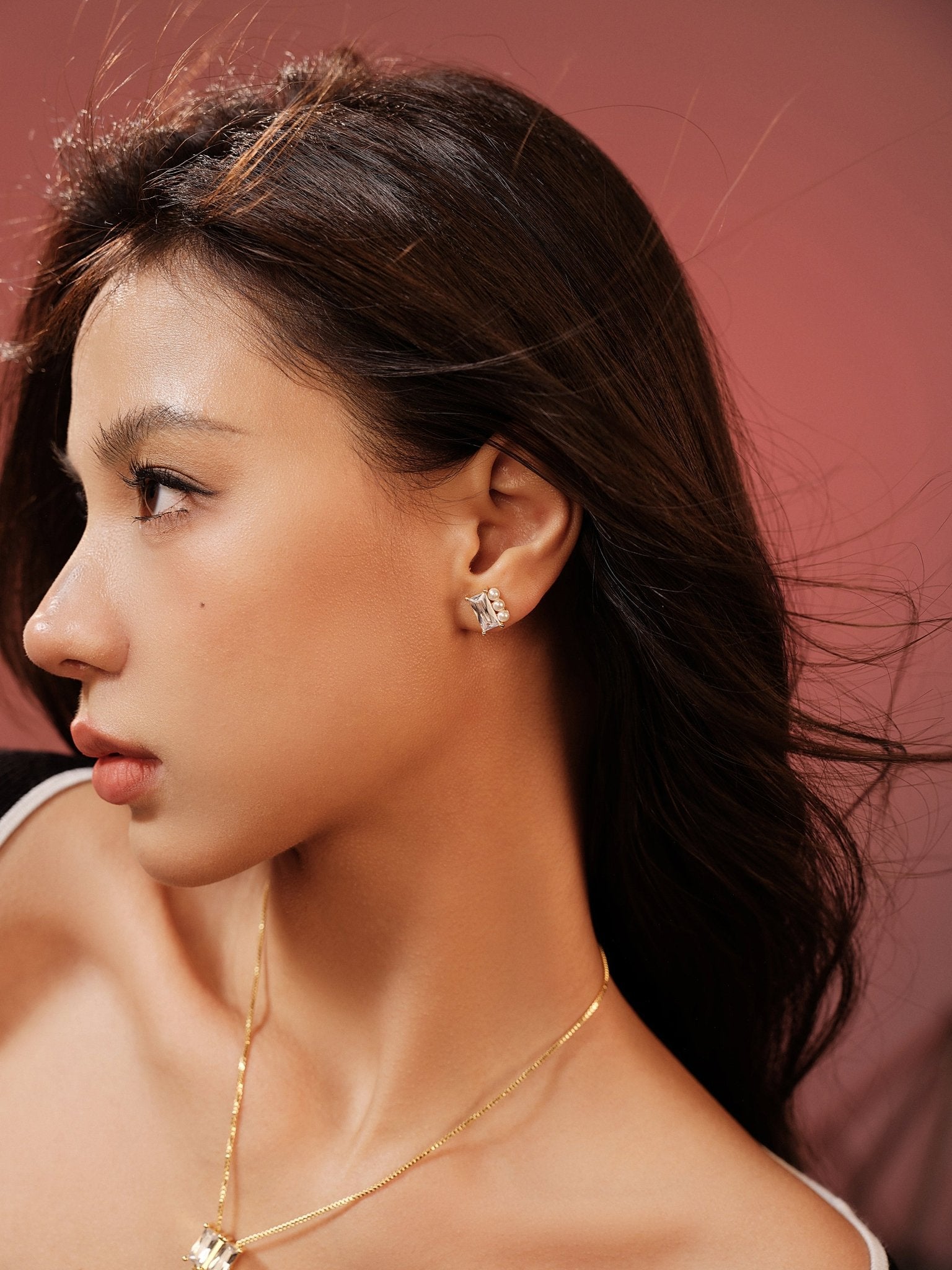 ABYB Cardamom Cube Sugar Earring Golden | MADA IN CHINA