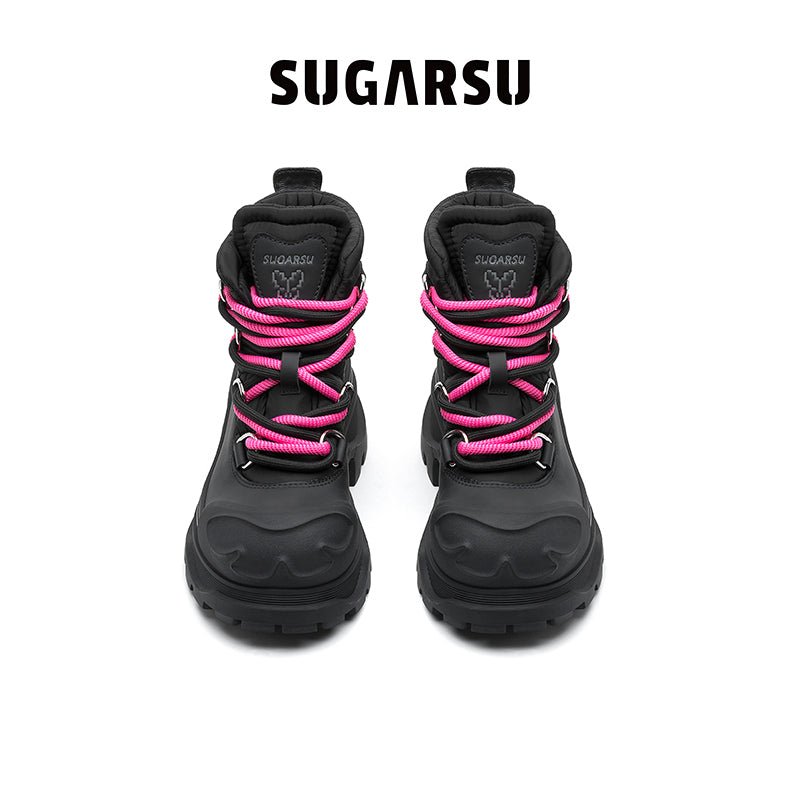 Sugar Su Casual Down Thick Bottom Short Boots Black | MADA IN CHINA