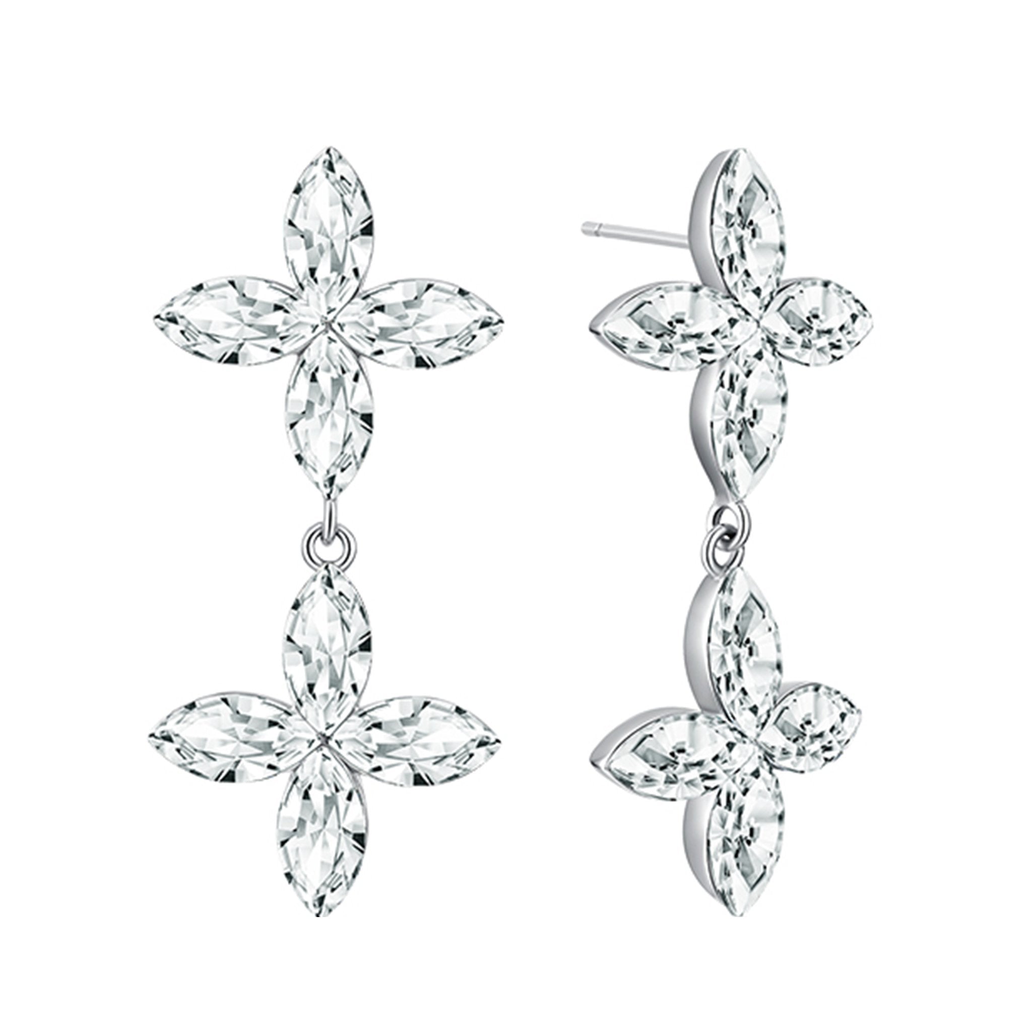 ABYB Clover Butterfly Earring Sparkle | MADA IN CHINA