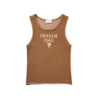 CHARLIE LUCIANO Coffee Logo Jacquard Vest | MADA IN CHINA