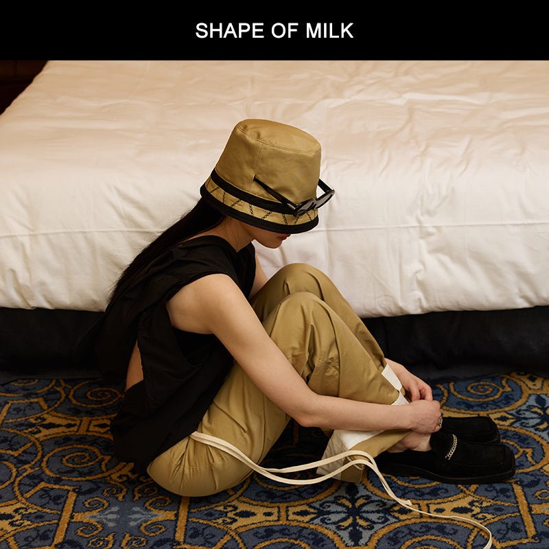SHAPE OF MILK Color - Blocked Fishing Hat | MADA IN CHINA
