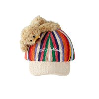 13DE MARZO Colored Yarn Bear Cap | MADA IN CHINA