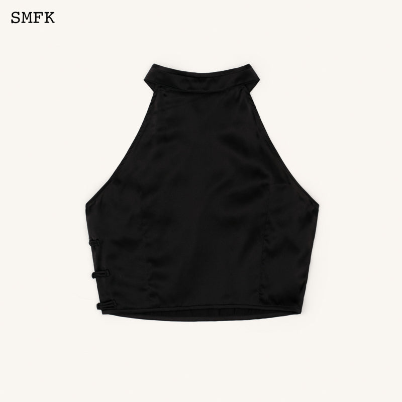 SMFK Compass Chinese Classical Silk Vest | MADA IN CHINA