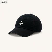 SMFK Compass Classic Cross Baseball Cap In Black | MADA IN CHINA
