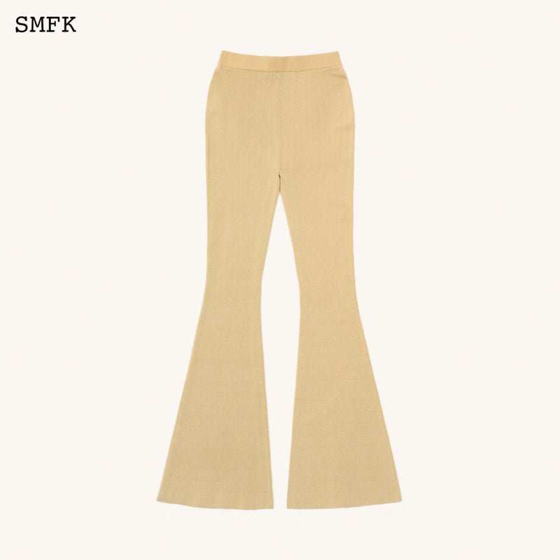 SMFK Compass Hug Sporty Knitted Flared Pants | MADA IN CHINA