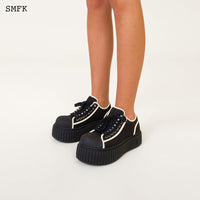 SMFK Compass Rove Skater Shoes Black And White | MADA IN CHINA