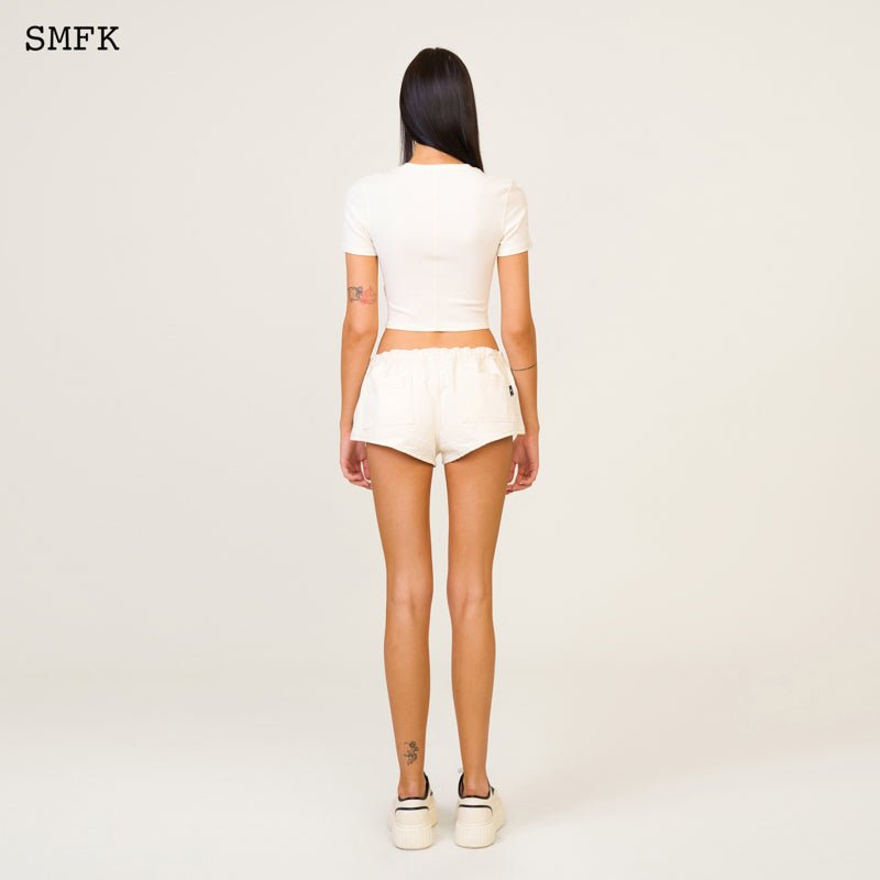 SMFK Compass Wild Tarpan White Outdoor Shorts | MADA IN CHINA
