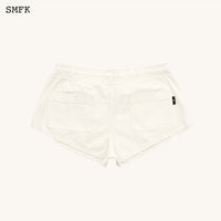 SMFK Compass Wild Tarpan White Outdoor Shorts | MADA IN CHINA