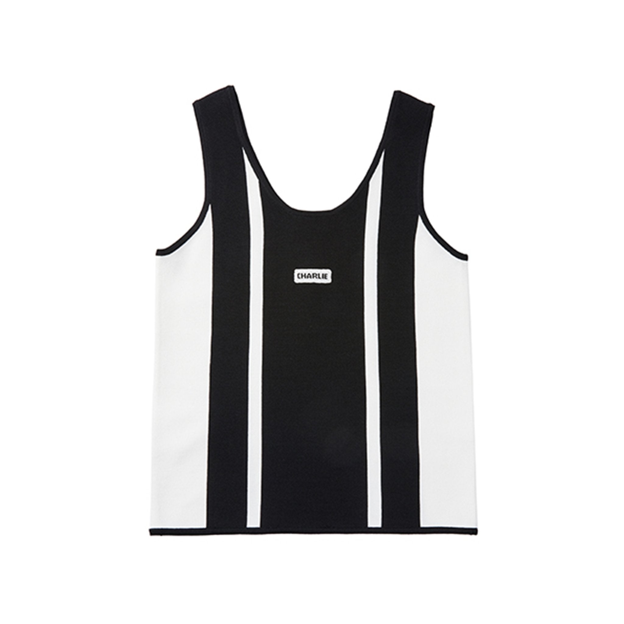 CHARLIE LUCIANO Contrast Logo Vest | MADA IN CHINA