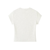 SOMESOWE Cotton Embroidered Bow T - shirt | MADA IN CHINA