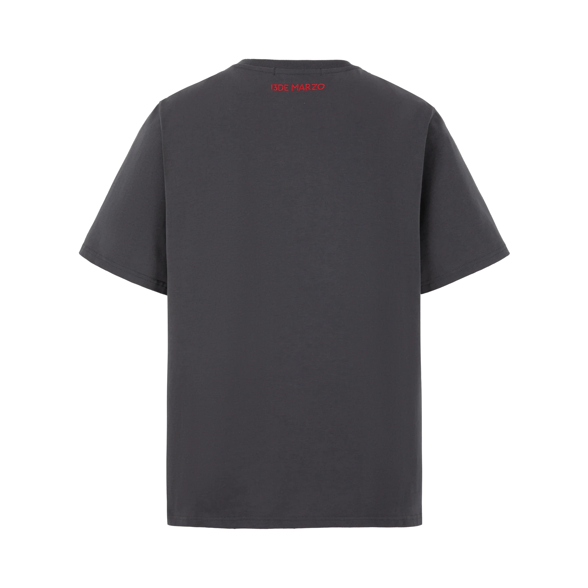 13DE MARZO Dark Gray Layered Hamburger T - shirt | MADA IN CHINA